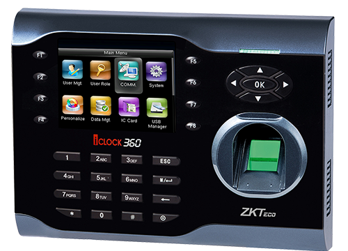 ZKTeco iClock 360 Fingerprint Time & Attendance Terminal