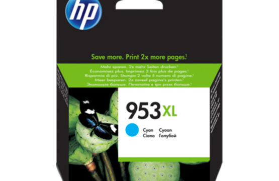 HP 953XL High Yield Cyan Original Ink Cartridge - F6U16AE