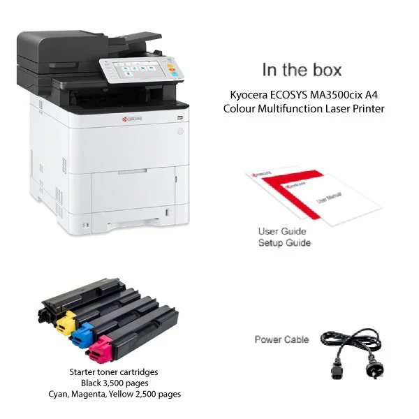Ma3500cix ' Kyocera Ecosys Ma3500cix Printer ' A4 Coloured