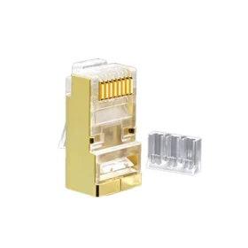 CAT6, iron shell with gold-plating